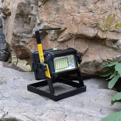 Marcuvmk 50w 36 Led Portable Rechargeable Flood Light Spot Work Camping