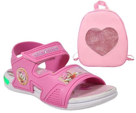 Sand Lia Papete Infantil Led Feminina Amy Rose Unic Rnio Menina