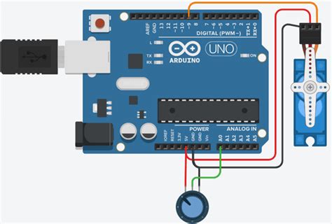 Servo Motor Arduino Circuit Diagram - Wiring Diagram