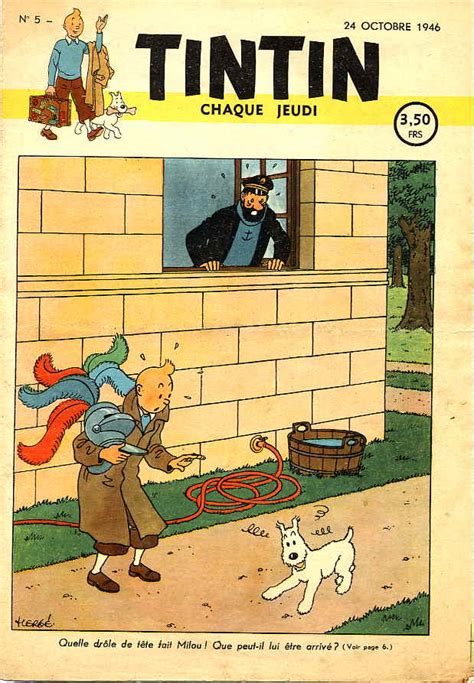 Journal De Tintin Dition Belge N Du Octobre