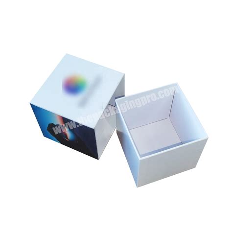 Matte White Folding Rigid Paper Cardboard Packaging Gift Box With