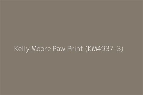 Kelly Moore Paw Print Km Color Hex Code