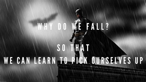 WHY DO WE FALL DESKTOP WALLPAPER Batman Begins Batman Quotes