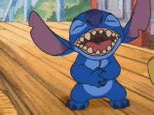 Laughing Stitch Sticker - Laughing stitch Laugh - Discover & Share GIFs