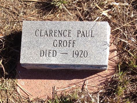 Clarence Paul Groff 1899 1920 Find A Grave Memorial