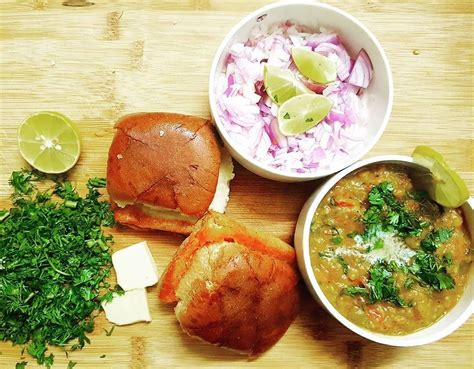 Pav Bhaji 😋😋 Pav Bhaji Is A Fast Food Dish From India It