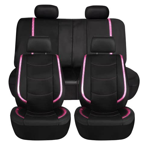 Fh Group Gallaxy13 Metallic Car Seat Covers For Suv Sedan Van Full Set Faux Leather