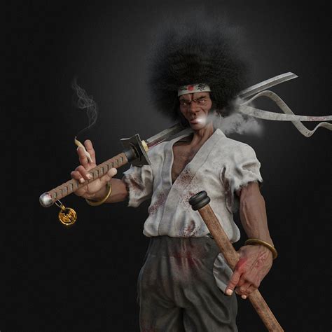 Afro samurai - Finished Projects - Blender Artists Community