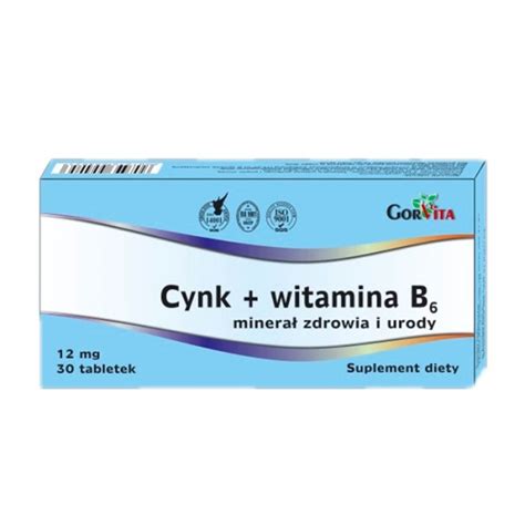 Cynk Vitamin B6 Цинк Витамин B6 30 таблеток купить в Украине