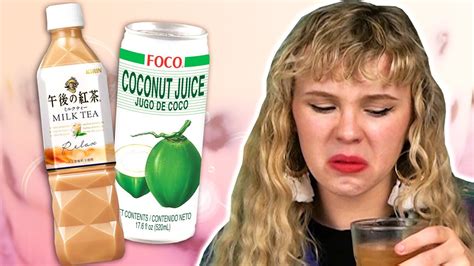 Irish People Try Asian Drinks Youtube