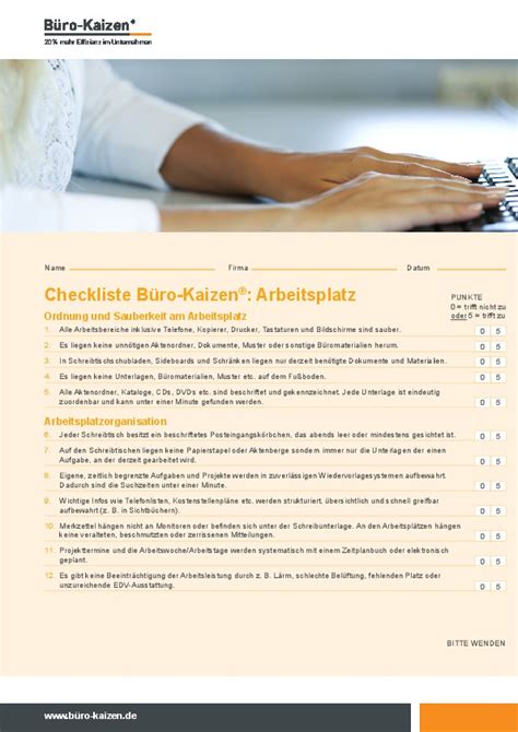 Praxiserprobte Checklisten Tipps und Anleitungen zum Download Büro