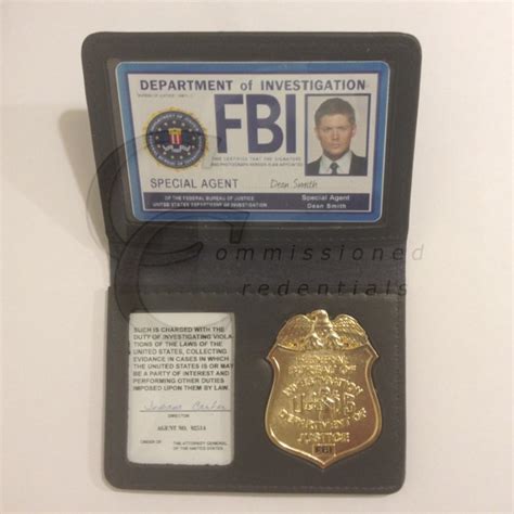 Fbi Wallet Commissioned Credentials