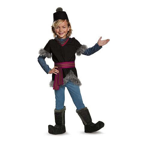 Buy Disguise Kristoff Deluxe Child Frozen Disney Costume, X-Small/3T-4T Gray Online at ...