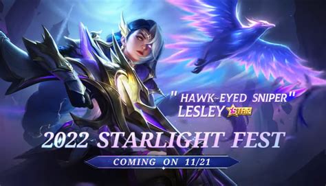 Starlight Fest 2022 Mobile Legends ML Event Collector Skin Prize