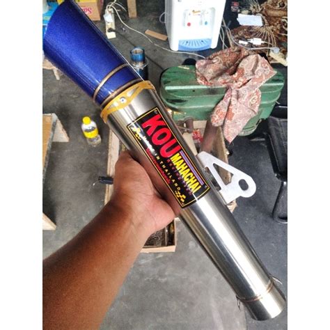 Jual Canister Conical KOU MAHACAI Exhaust Pipe For All Motorcycle