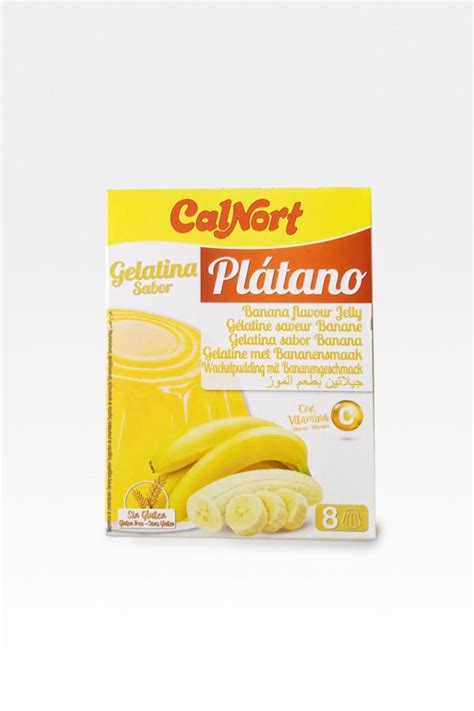 Gelatina sabor Plátano Calnort 170 g CBM Tienda Online