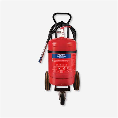 ABC Powder Based Extinguishers Trolley Mounted Stored Pressure Type