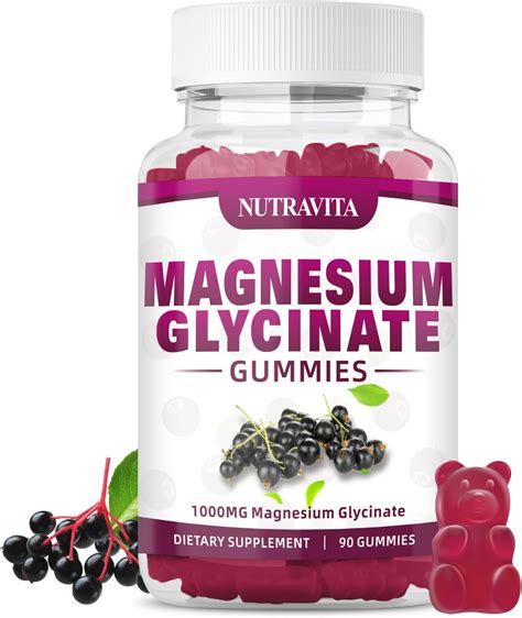 Amazon Magnesium Glycinate Gummies Mg Magnesium L Threonate