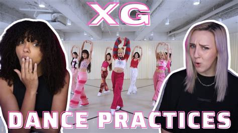 Couple Reacts To Xg Dance Practices Grl Gvng Tgif New Dance Youtube