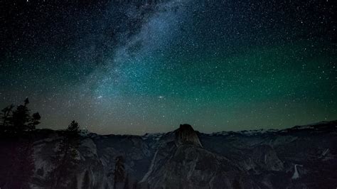 Yosemite National Park Star Trail Wallpapers - Wallpaper Cave