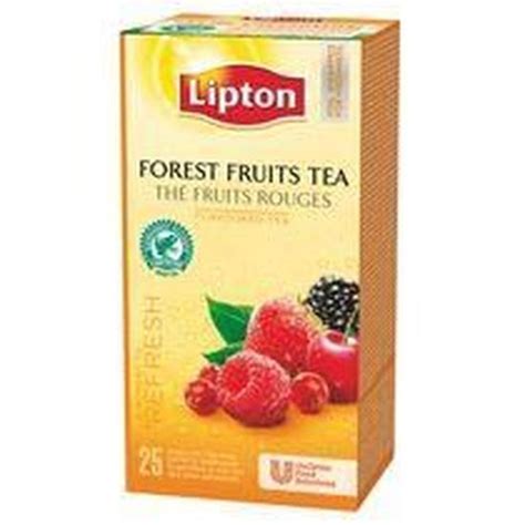 Thé Lipton Fruit rouge sachet boîte de 25 Un Cdiscount Au quotidien