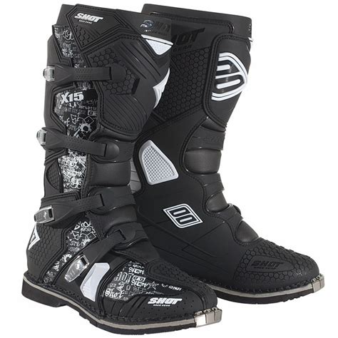 Bottes Cross Shot X Motif Pilote Tout Terrain Motoblouz