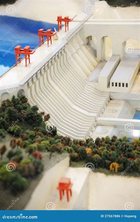 Hydropower Station Model Stock Photo | CartoonDealer.com #27734784