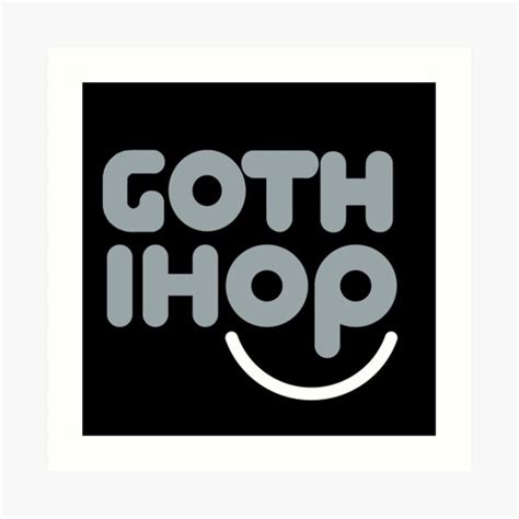 Goth Ihop Art Prints | Redbubble