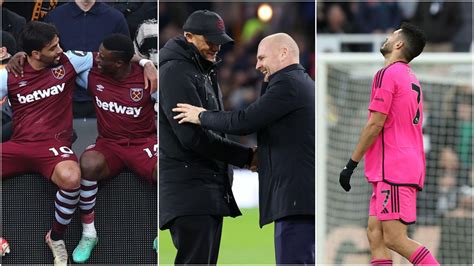 Premier League Winners And Losers Dyche Arsenal Midfield Praised As