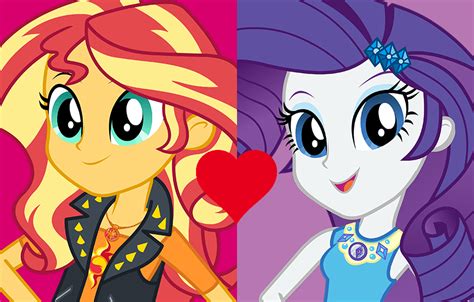 Rarity X Sunset Shimmer By 3d4d On Deviantart