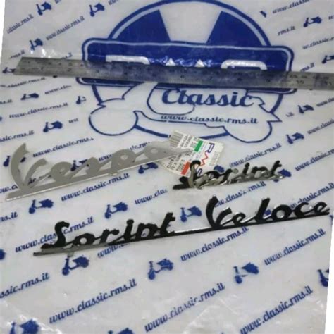 Jual Vespa Emblem Depan Logo Crome Untuk Sprint Veloce 150 Shopee