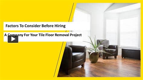 Ppt Factors To Consider Before Hiring A Company For Your Tile Floor