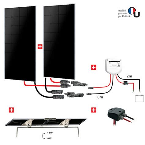 kit complet Portique inclinable UNITECK série Back contact 240W