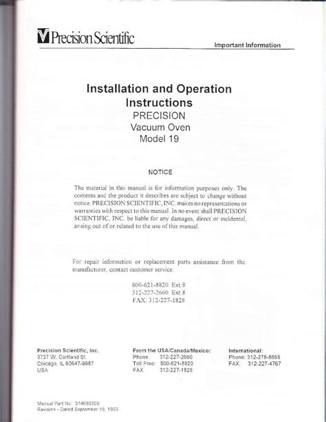 (PDF) Vacuum Oven Operation Manual - DOKUMEN.TIPS