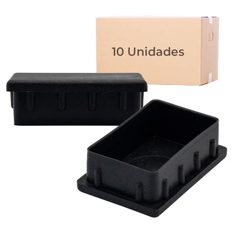 10 Tampa Ponteira Interna Pead Para Metalon Retangular 60x40 Shopee