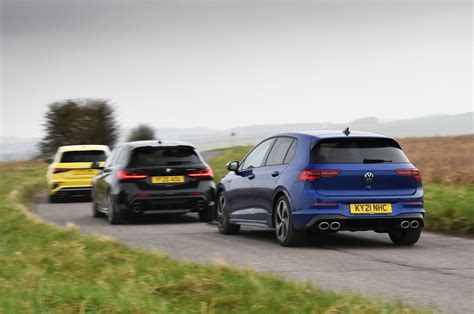 New Volkswagen Golf R vs Audi S3 vs BMW M135i | What Car?