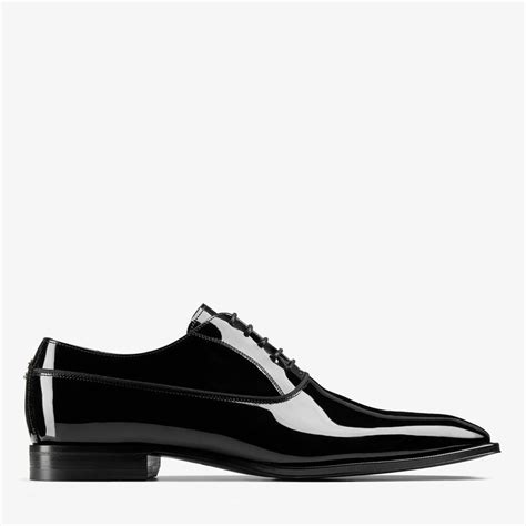 Foxley Oxford Shoe Black Patent Leather Shoes Oxford Shoes Black