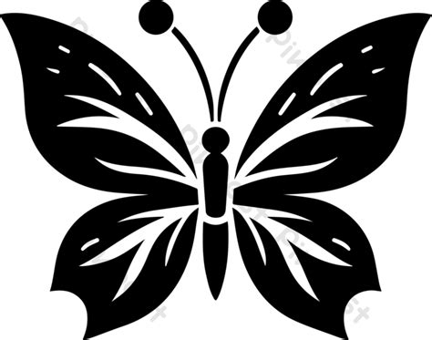 Butterfly Silhouette Vector Illustrations For Printing Png Images Eps Free Download Pikbest