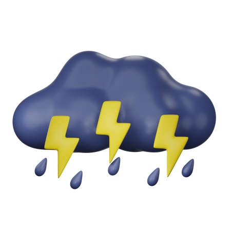 3,159 3D Rain And Thunder Illustrations - Free in PNG, BLEND, GLTF ...