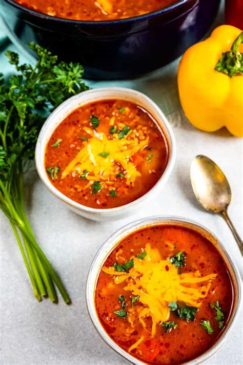 Stuffed Pepper Soup Recipe Easy Good Ideas