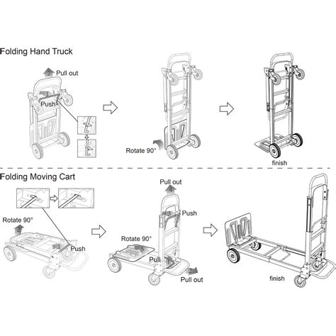 Hand Truck Parts Diagram and Function Guide