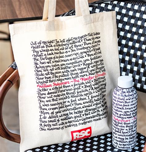 Tote Bag Shakespeare Insults The Rsc Shop