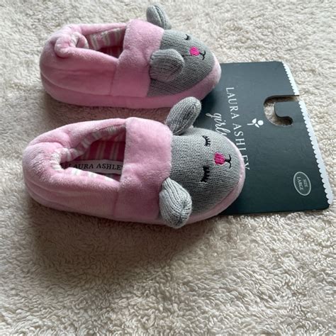 Laura Ashley Shoes Nwt Laura Ashley Girls Bunny Slippers Size Large