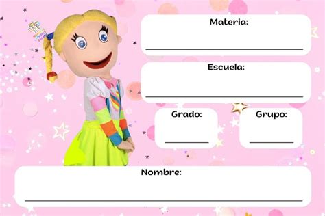 Pin De Maureen Guzman En Etiquetas Escolares Para Cuadernos En