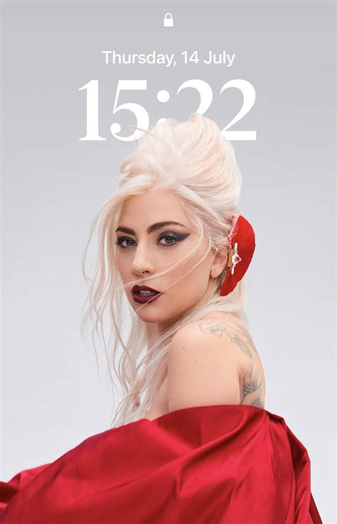 Download Elegant Lady Gaga Singer Lock Screen Wallpaper | Wallpapers.com