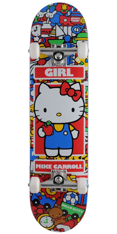 Girl Carroll Hello Kitty Complete Skateboard - Multi - 8.0in x 31.25in – SkateAmerica