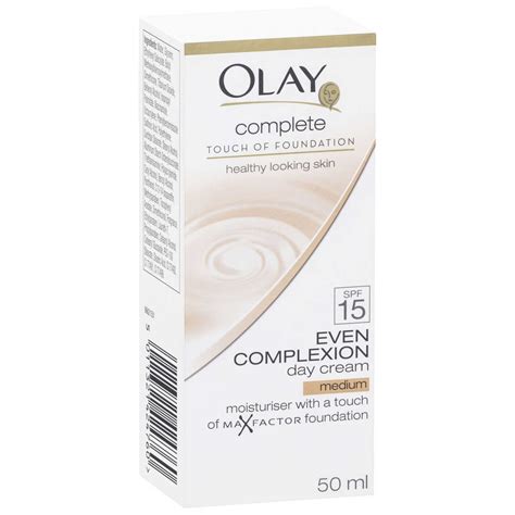 Olay Complete Touch Of Foundation Spf15 Day Cream 50ml Medium Big W