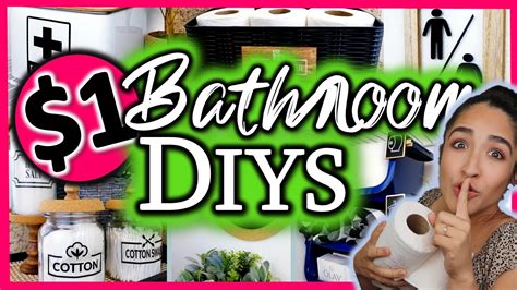 Dollar Tree Diy Bathroom Decor Ideas Easy 1 Organization Hacks