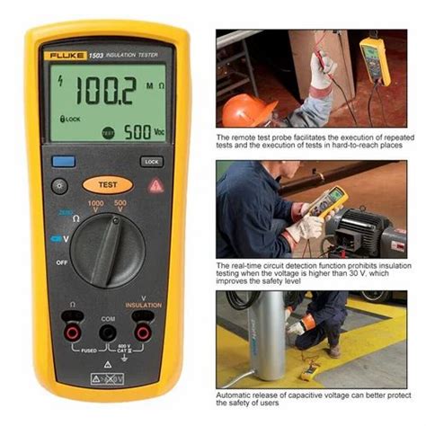 Fluke 1503 Insulation Resistance Meter For Industrial At 43500 In