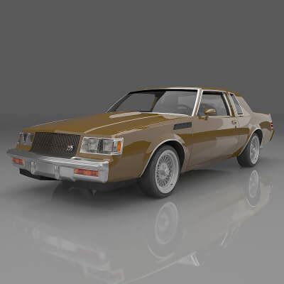 1987 Buick Regal Gnx - 3D Model by msasdt